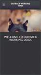 Mobile Screenshot of outbackworkingdogs.com